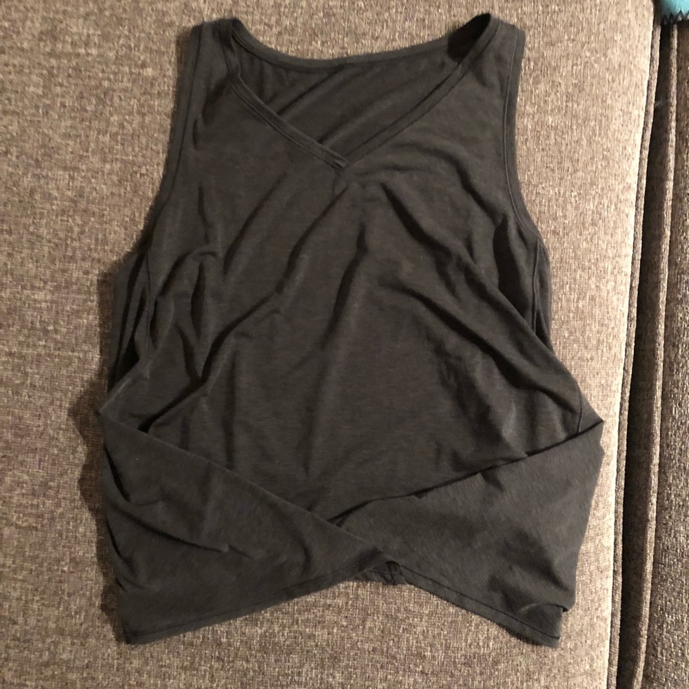 Front Tie Lululemon Tank HBLK/4